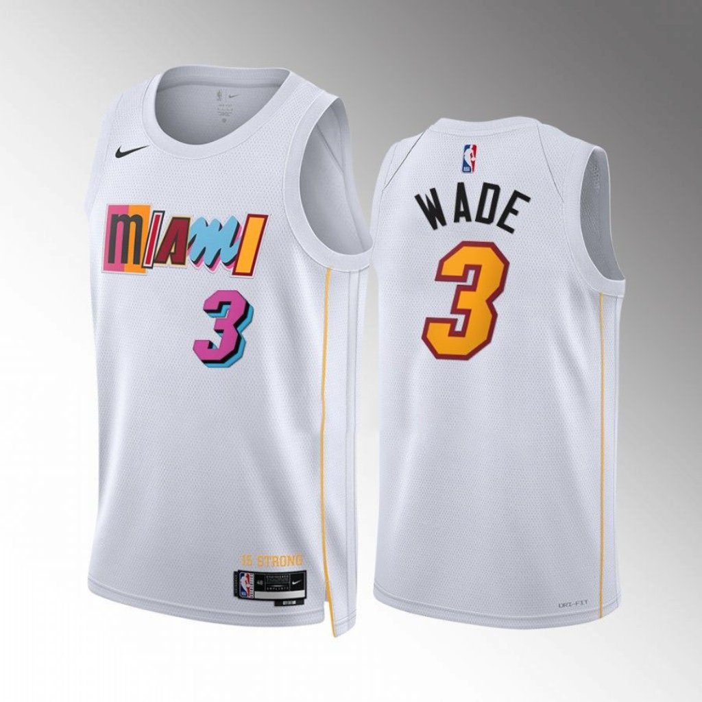 Miami Heat Dwyane Wade City 202223 White Jersey